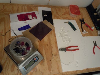 Assembly on 5.75 inch clear base 