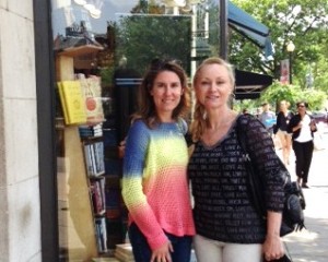 Elaine Pirozzi, Me, Kramer Books, Dupont Circle, DC After Lunch